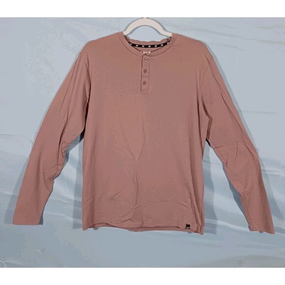 XRay Jeans Shirt Womens Medium Long Sleeve 3-Button Front Top Light Purple Mauve - Picture 1 of 8